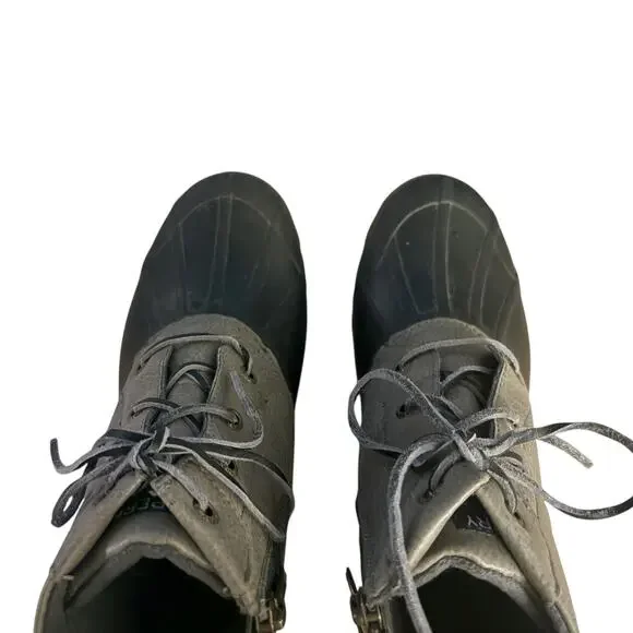Sperry Women's Saltwater Waterproof Duck Boots Black/Grey Sz 7 - Picture 7 of 10